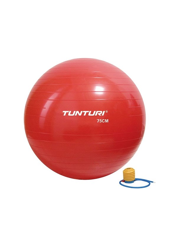 Tunturi Træningsbold 75 cm. Rød