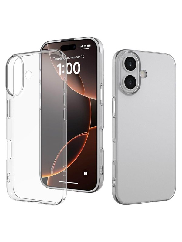 Lippa iPhone 17 Cover 1 mm Slim TPU - Clear