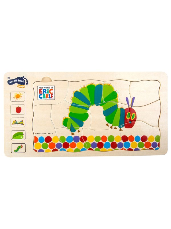 Small Foot - Caterpillar Never Enough Layer Puzzle Tre