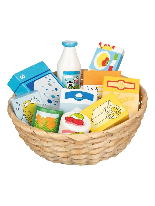 Goki - Groceries in a Basket 10pcs.
