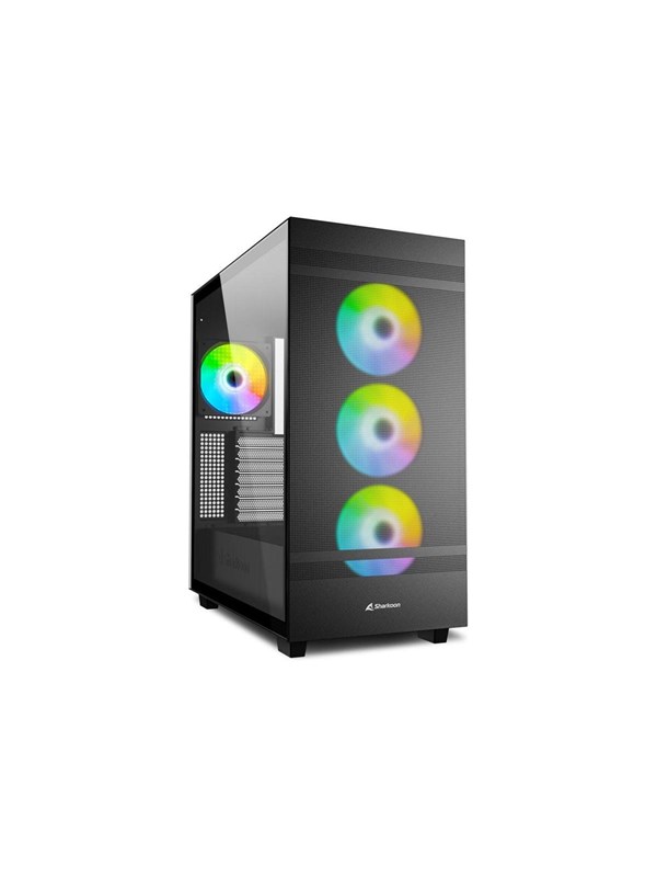 Sharkoon Rebel C50 RGB - Kabinett - Tower - Svart