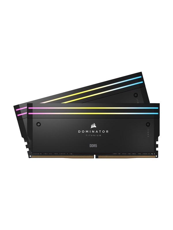 Corsair Dominator Titanium DDR5-7000 - 32GB - CL34 - Dual Channel (2 pcs) - Intel XMP - Svart med RGB