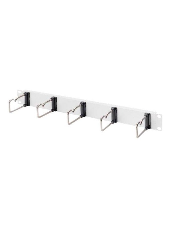 DIGITUS DN-97666 - cable management panel with rings - 1U - 19"
