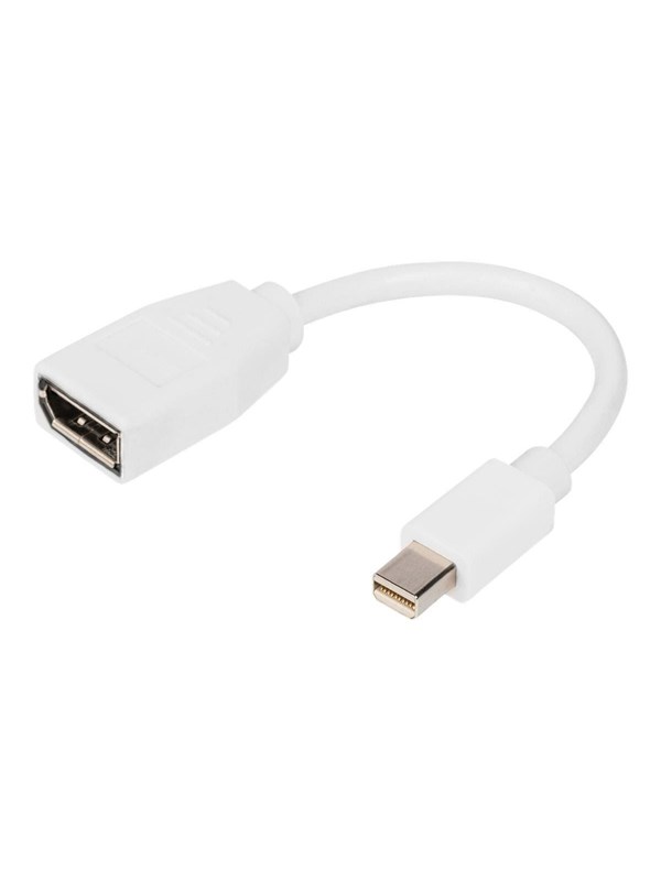 DIGITUS Mini-DisplayPort til DisplayPort 1.2 Adapter - 0.15m