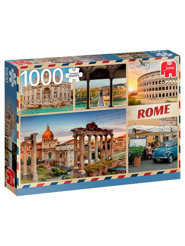 Jumbo Puzzle - Greetings from Rome (1000 pcs)