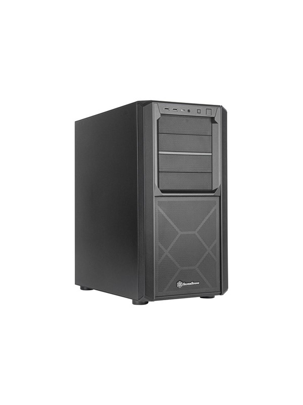 SilverStone Seta D1 - Kabinett - Tower - Svart