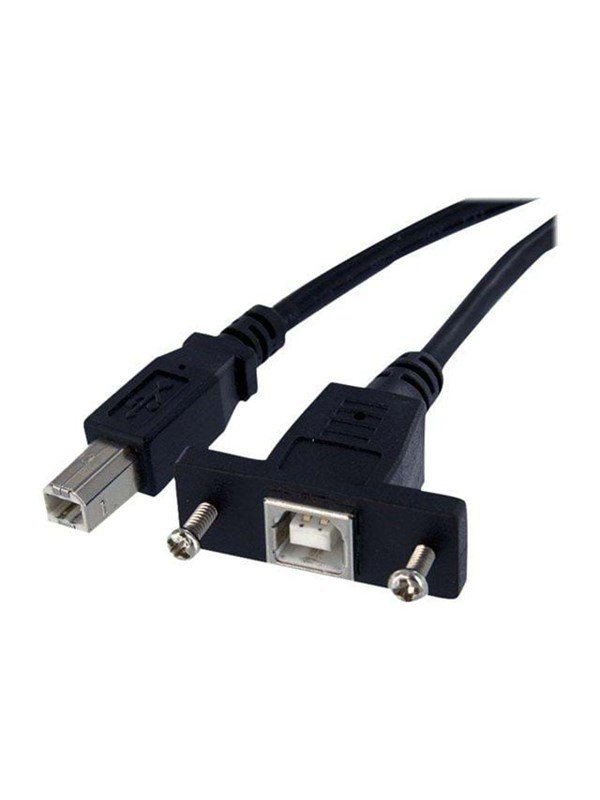 StarTech.com Panel Mount USB Cable B to B