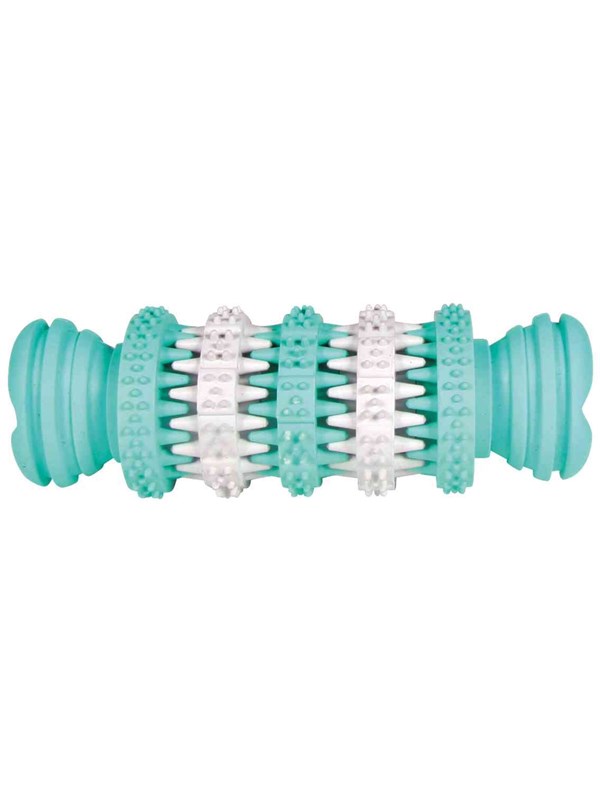 Trixie Denta Fun Bone Tyggeleke i Naturgummi med Myntesmak Medium 11cm