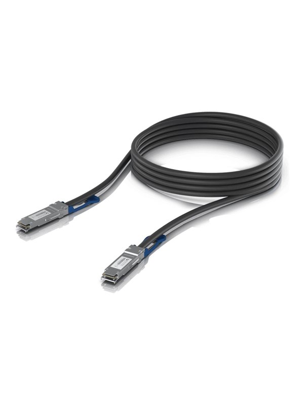 Ubiquiti 100GBase direct attach cable - 3 m - Svart - 3m