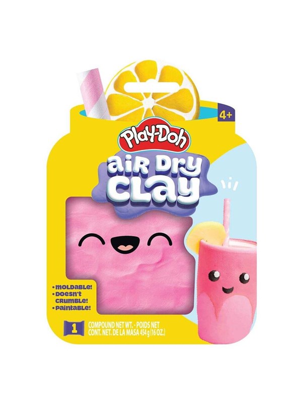 Play-Doh Air Dry Clay Shaped Bag Pink Lemonade