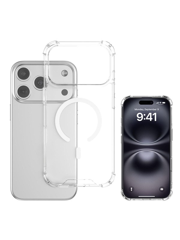 4smarts iPhone 17 Pro Max Hybrid Case Ibiza MagSafe compatible transparent