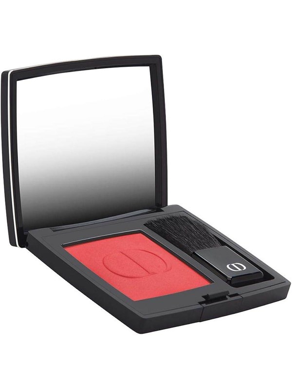 Christian Dior Rouge Satin Finish Blush Compact Powder 999 Red 6.7 g