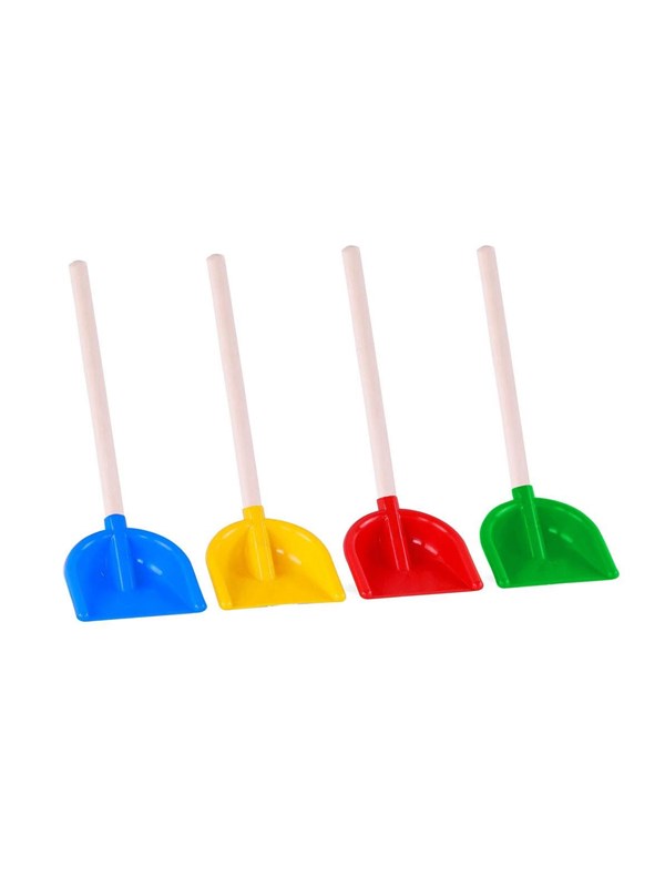 Cavallino Toys Cavallino Plastic Shovel with Wooden Handle Color 40.5cm