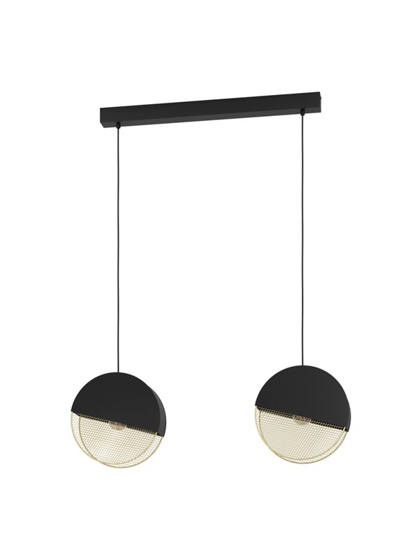 EGLO MUMBLES ANHENG 2XE27 L860 SVART/GULL