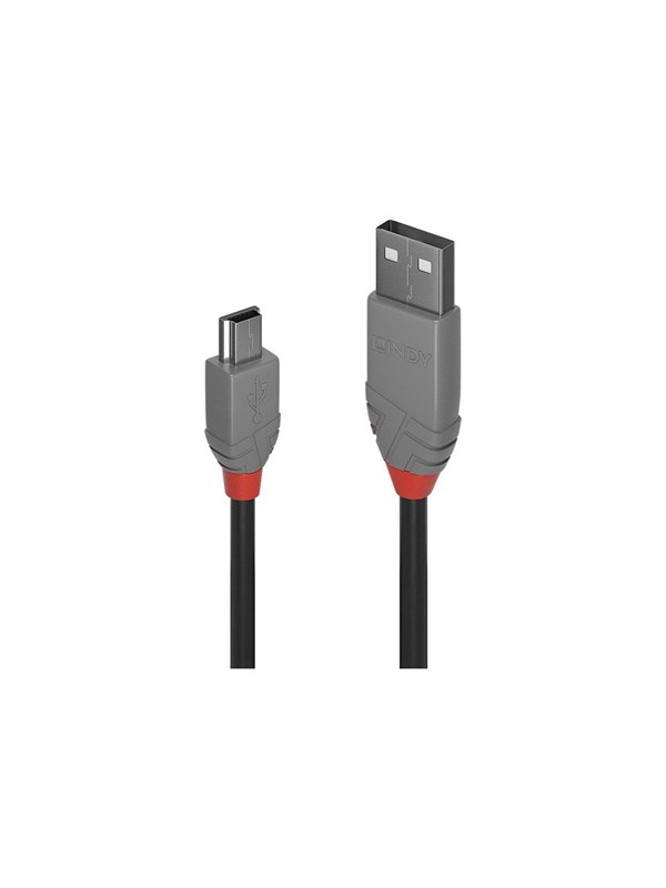 Lindy Anthra Line - USB cable - USB to mini-USB Type B - 3 m