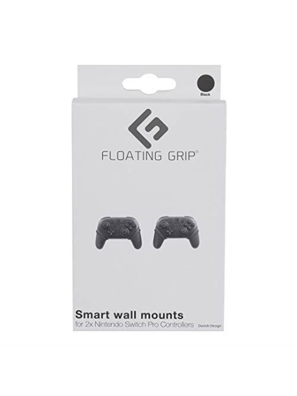 Floating Grip Nintendo Switch Controller Wall Mount - Black - Miscellaneous Tilbehør til spillkonsoll - Nintendo Switch