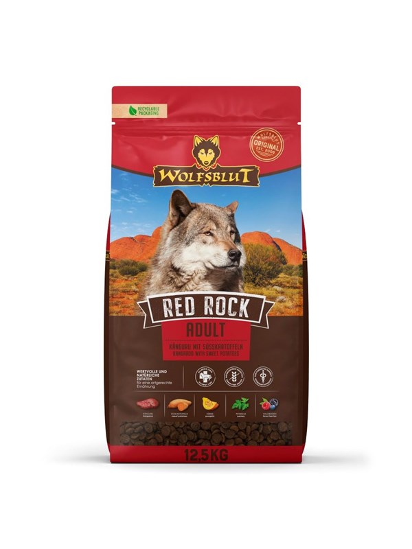 Wolfsblut Red Rock Kangaroo with sweet potatoes - dry dog food - 12.5kg