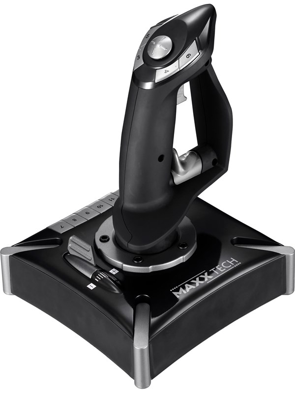 MAXX TECH Pro Flight Combo - Wired Joystick - Sony PlayStation 4
