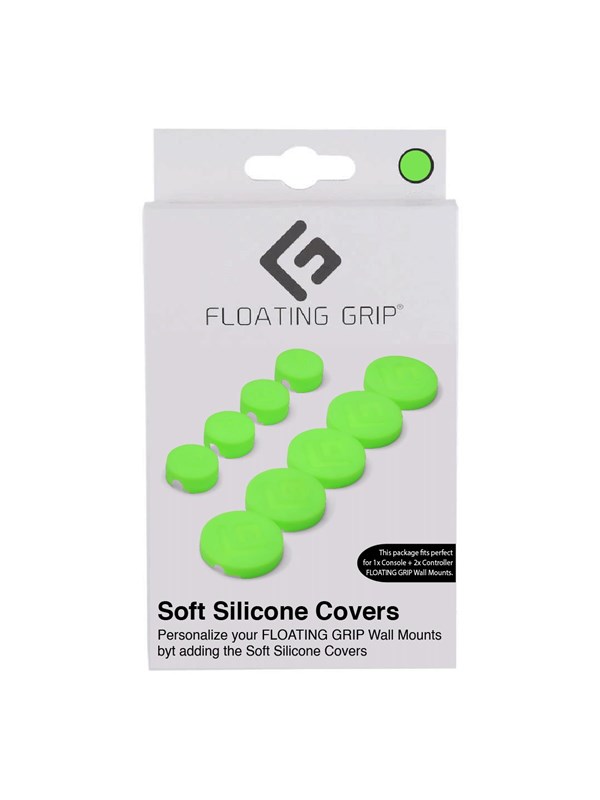 Floating Grip Wall Mount Covers (Green) - Miscellaneous - Sony PlayStation 5