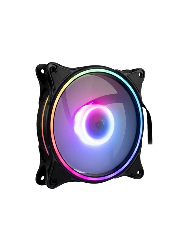 Inter-Tech Argus RGB-FAN SET RS-08 - Kabinettvifte - 120mm - Svart