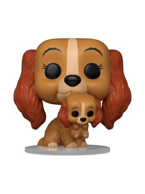 Funko! - Pop! Disney: Lady and the Tramp - Lady with Puppy 10cm - Figur