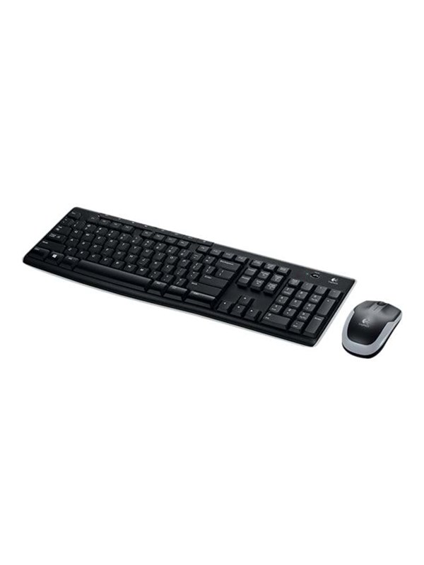 Logitech MK270 Wireless Combo - BE - Tastatur & Mussett - Belgisk - Svart