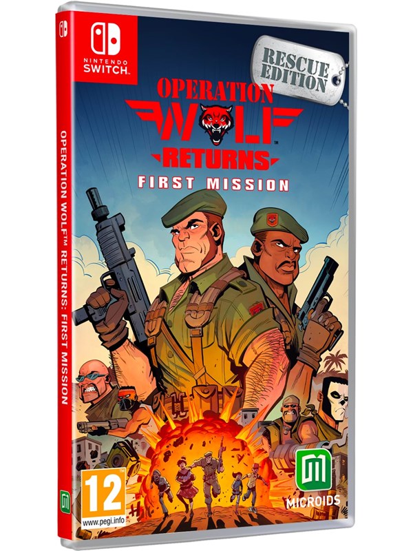 Operation Wolf Returns: First Mission (Rescue Edition) - Nintendo Switch - Action
