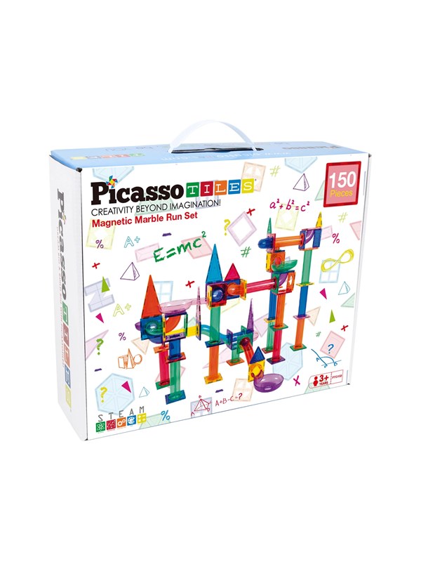 PicassoTiles 150-delt Kulebanesett