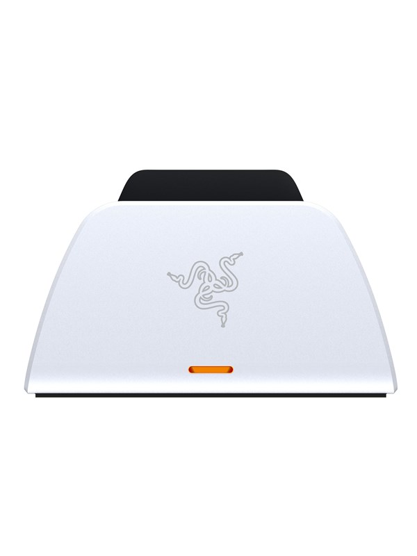 Razer Quick Charging Stand for Dual Sense controller - White - Wired Tilbehør til spillkonsoll - Sony PlayStation 5