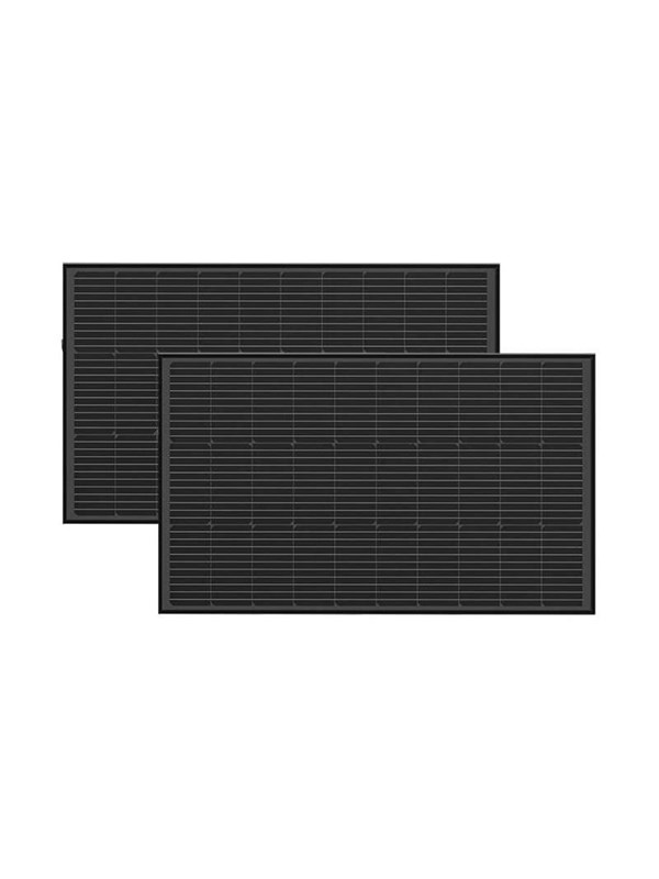 EcoFlow 2 × 100 W Rigid Solar Panel Combo + 2 pairs of Mounting Feet