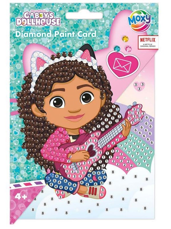 Hobby Mate GABBY´S DOLLHOUSE Diamond Painting card