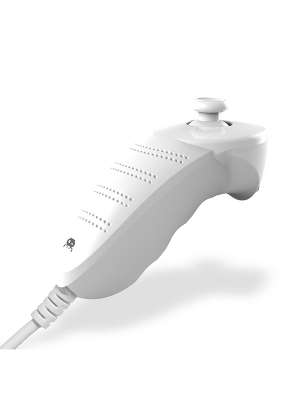 Freaks And Geeks Nunchuk Controller - White (Wii/Wii U) - Wired Controller - Nintendo Wii U