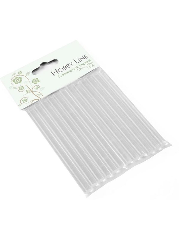 Hobby Mate Glue sticks ø7.2mm*10cm. 12 pcs.