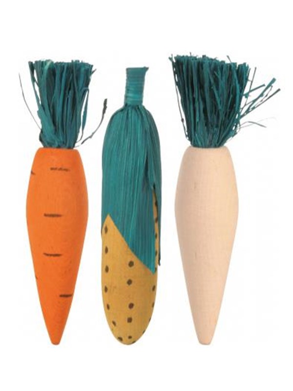Trixie Set of Nibbling Wood 10cm