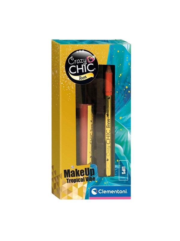 Clementoni Crazy Chic Lip Gloss and Lip Pencil Tropical Vibe 2 pcs.