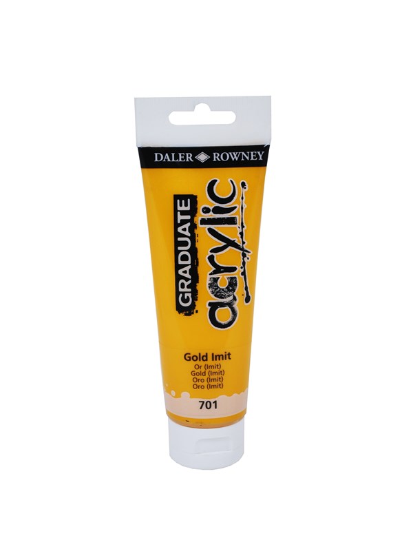 Daler-Rowney Graduate Acrylic 120 ml Gold Imit