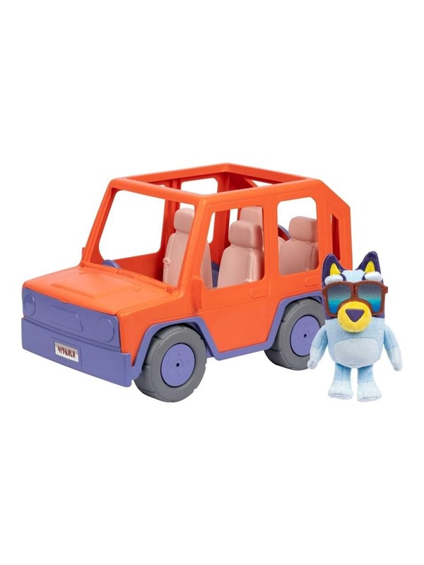 Bluey Big Heeler Car 4WD with  plush