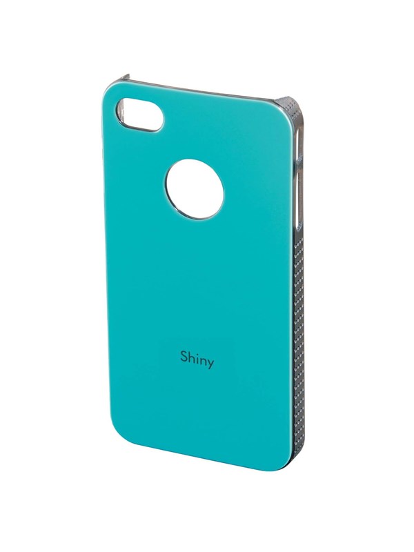 Hama Mobil Cover iPhone 4/4S Shiny Hard Cover Turquoise
