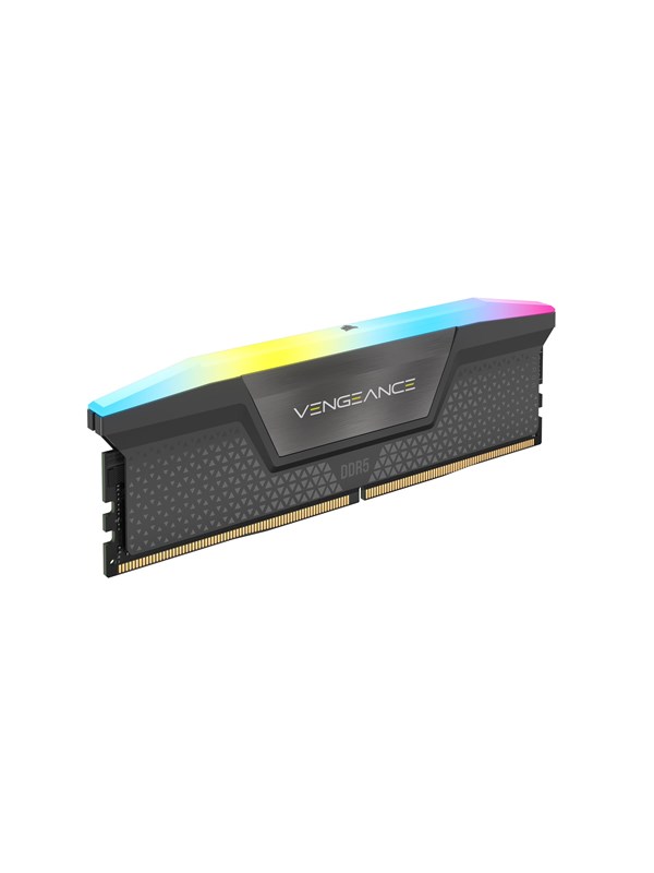 Corsair Vengeance RGB DDR5-5200 - 32GB - CL40 - Single Channel (1 pcs) - AMD EXPO & Intel XMP - Grå med RGB