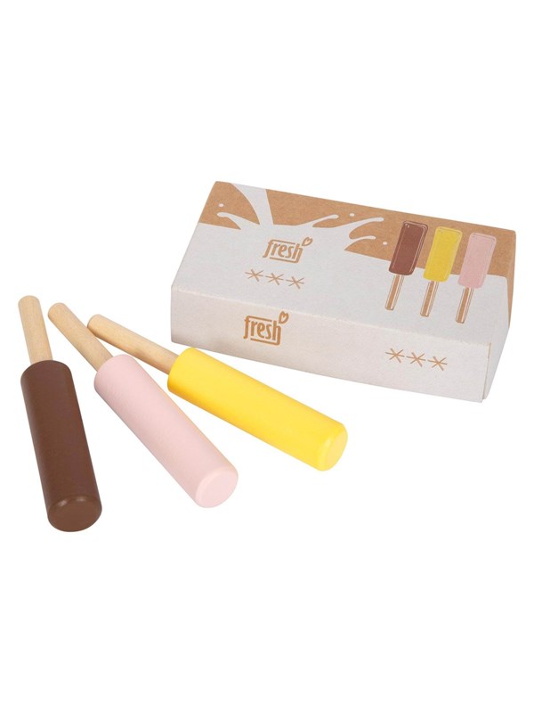 Small Foot Wooden Play Food Ice Cream 3 pcs