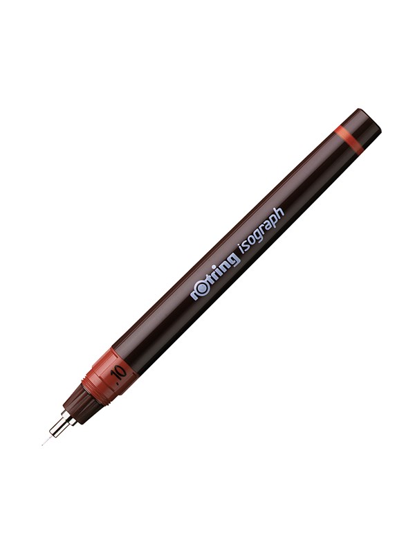Rotring Isograph Technical Drawing Pen | 0.10 mm | Refillable Fineliner Pen