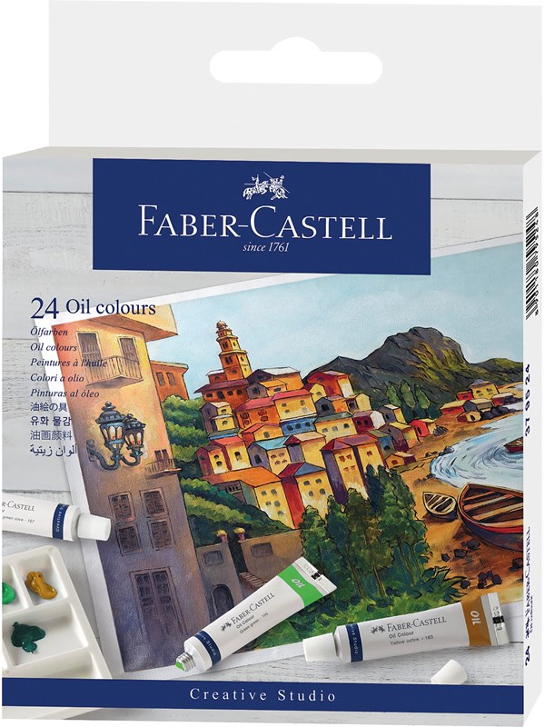 Faber-Castell Oilcolour 24ct cardboard box