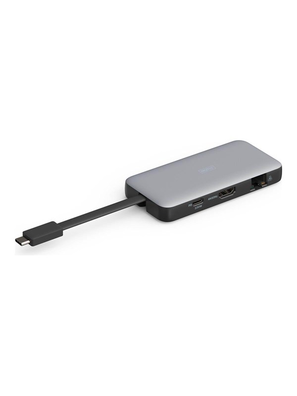 DIGITUS Travel - docking station - USB-C 3.2 Gen 1 - HDMI - 1GbE