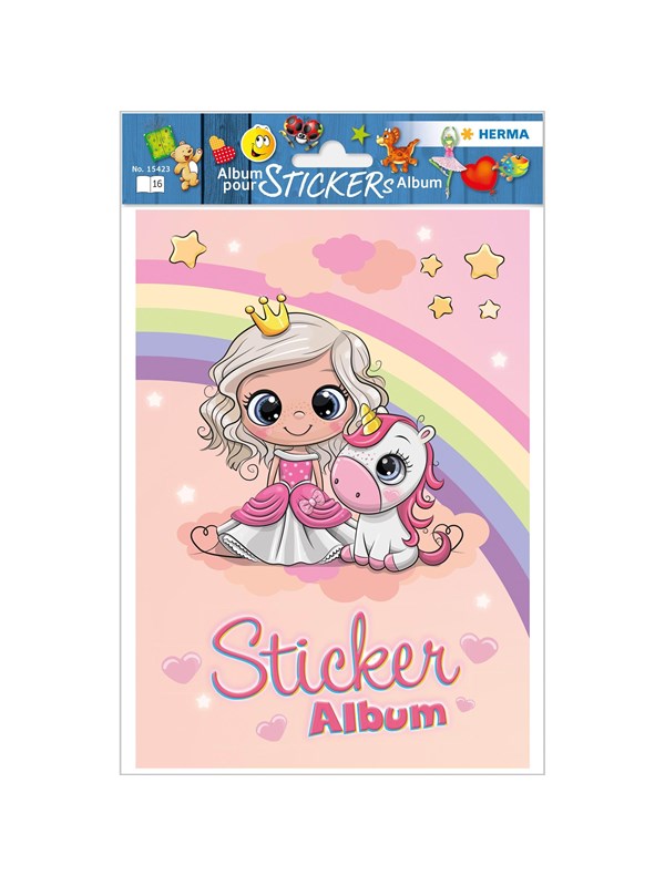 HERMA Sticker album Princess Sweetie A5 (16 pages blank)