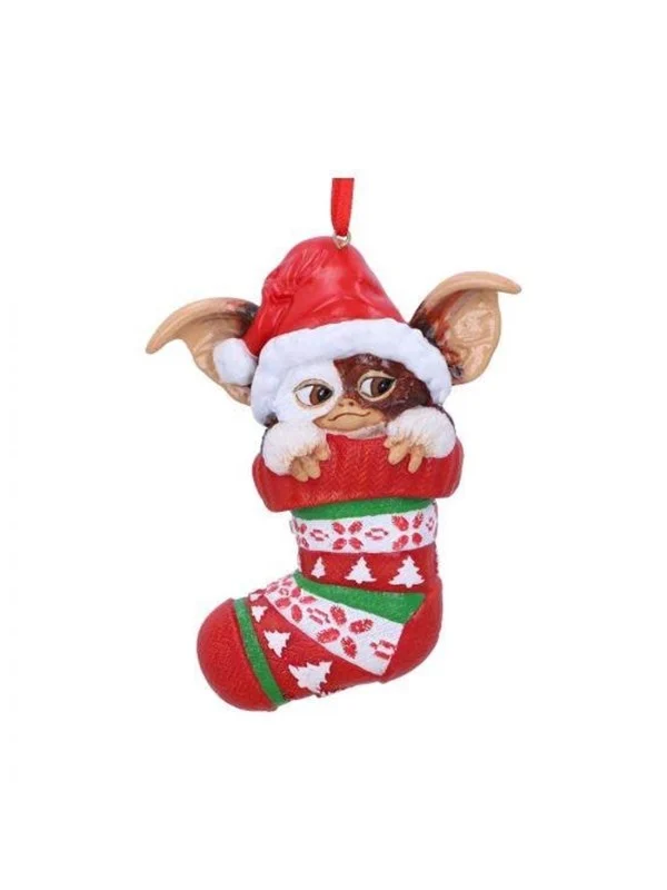 Nemesis Now - Gremlins Gizmo in Stocking julepynt - Figur