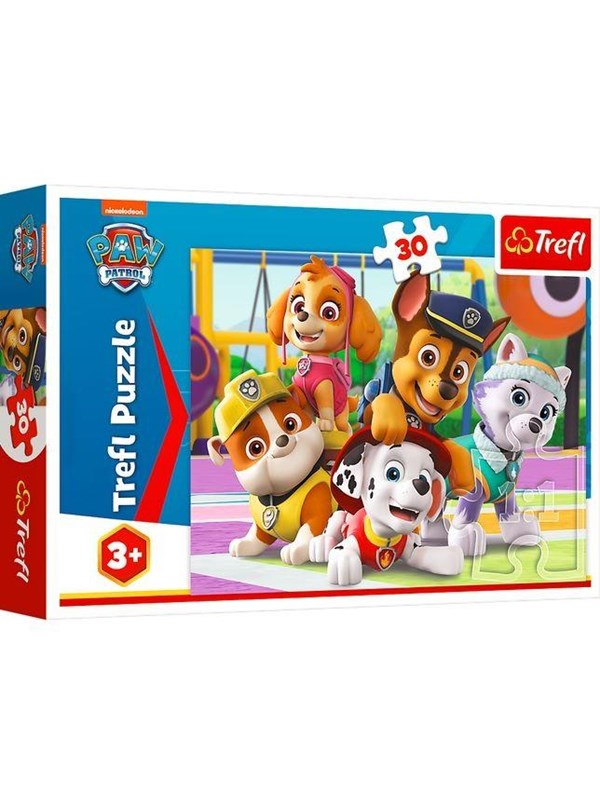 Trefl Puzzle - PAW Patrol - Paw Patrol always on time (30 pieces) Gulv