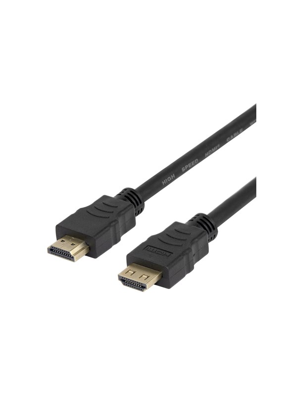 Deltaco HDMI cable with Ethernet - 3 m