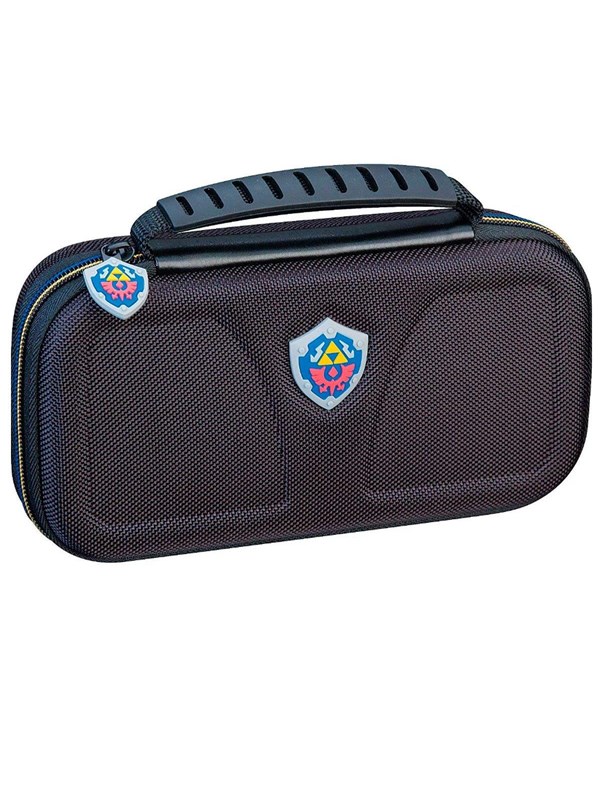 BigBen Interactive Switch Lite Traveler Deluxe Case - The Legend of Zelda Hylian Shield - Miscellaneous Bag - Nintendo Switch Lite