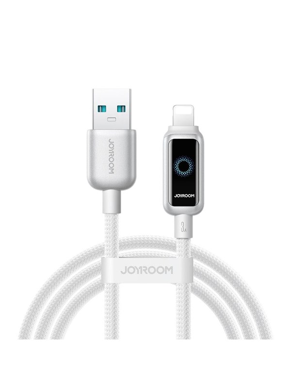 Joyroom S-A55 StarFlight 3A USB-A - Lightning cable 1.2m - white