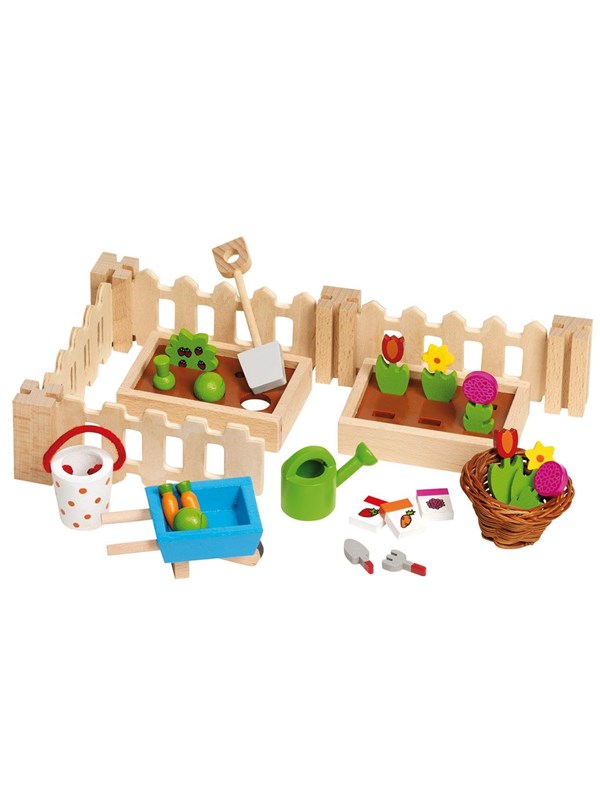 Goki Dollhouse Garden Set 32 pcs.